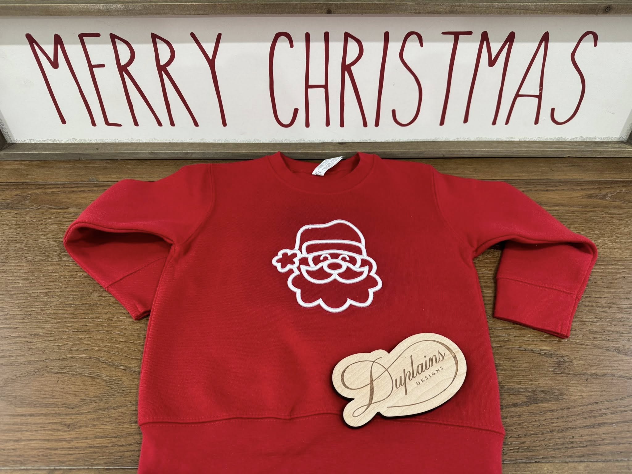 3d Puff Santa Crewneck