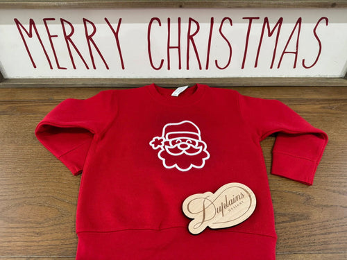 3d Puff Santa Crewneck