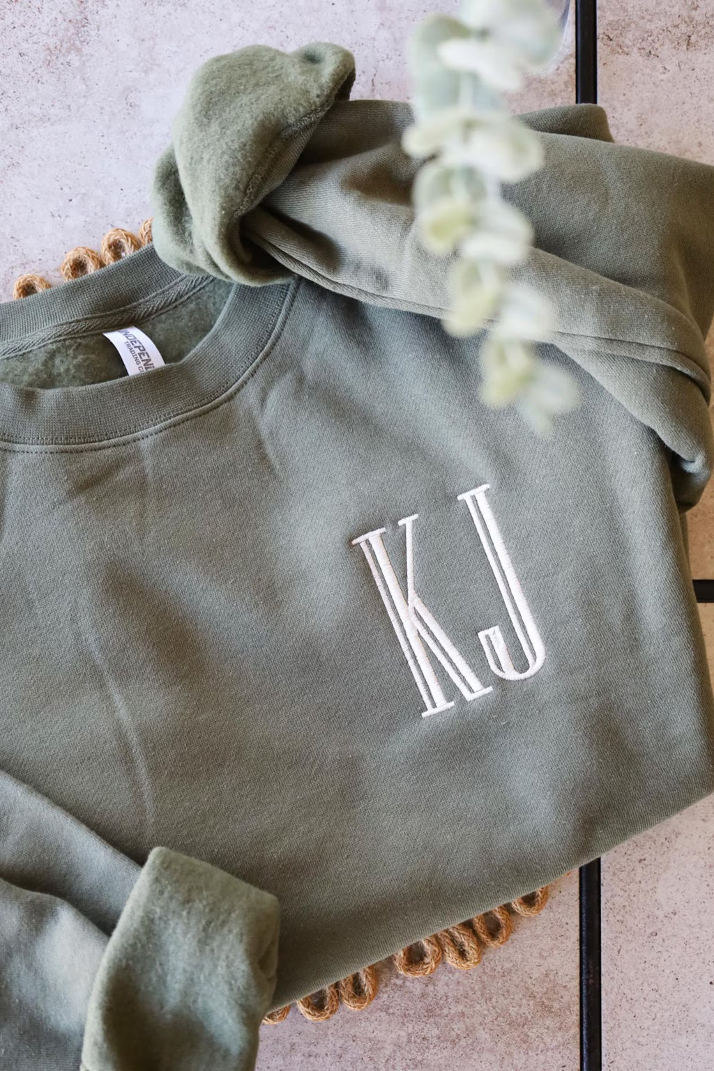 Custom Initials Embroidered Shirt