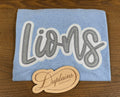 Custom Mascot Glitter Applique Shirt